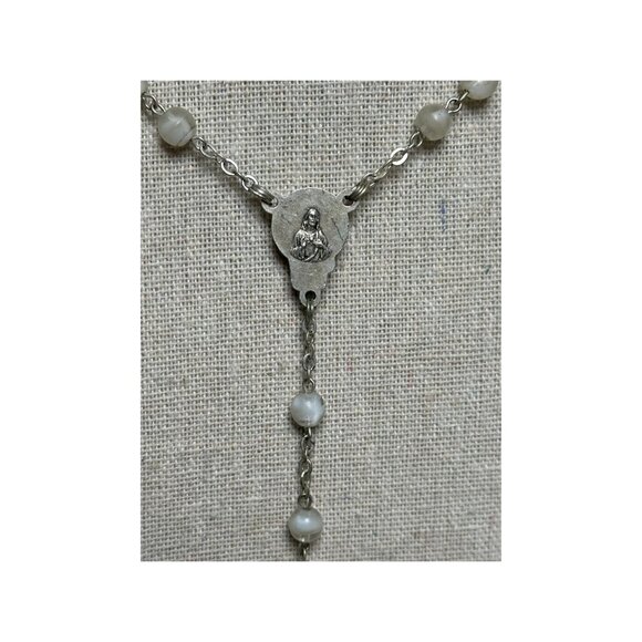 Vintage Italian Rosary with Pope Francis Coat of Arms Case, Made in Italy - Picture 3 of 11